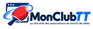 Logo MonClubTT, le site web des associations de tennis de table